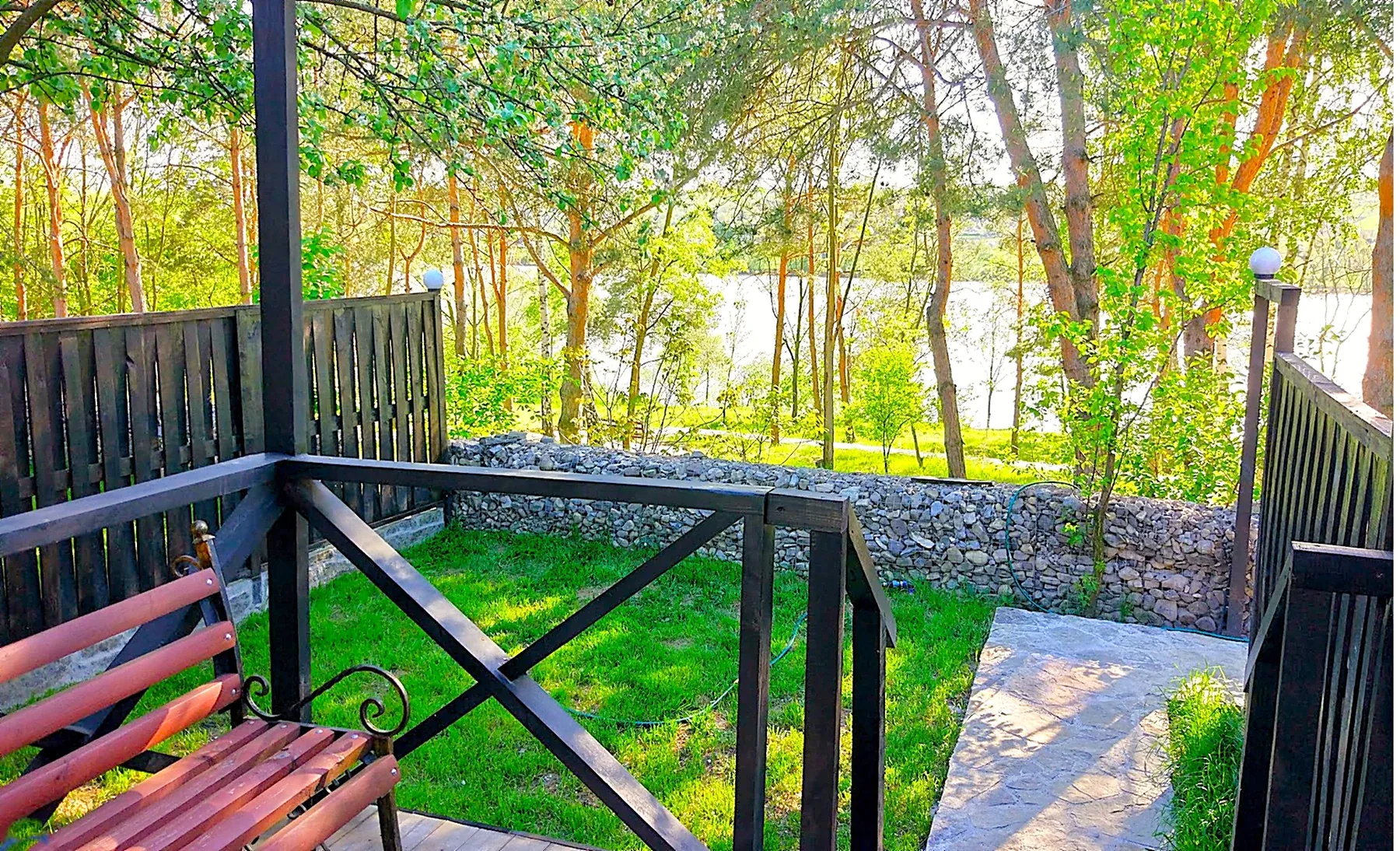 Terrace with river view